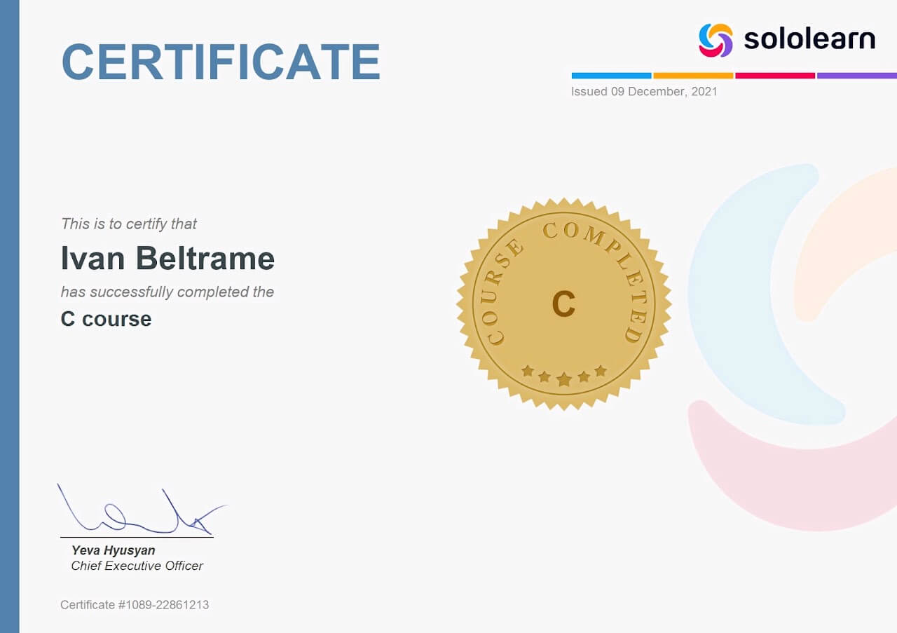 Certificato C